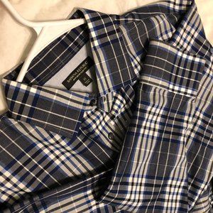 Blue Banana Republic Non-Iron Slim Fit